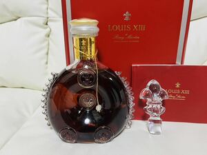 訳あり！REMY MARTIN レミーマルタンルイ13世 バカラ クリスタルボトル　替栓・冊子・鏡面化粧箱付き！正規輸入品ラベル　ブランデー　