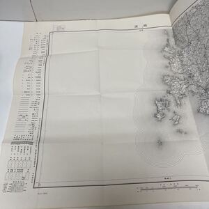 古地図 地形図 五万分之一 地理調査所 昭和29年応急修正 昭和32年発行 郷ノ浦 長崎県