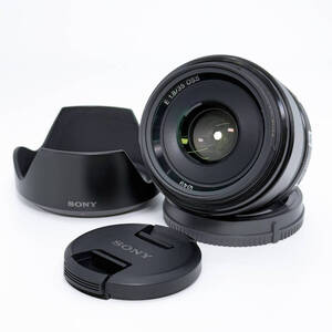 ◆美品 動作確認済み◆ SONY ソニー E 35mm F1.8 OSS / SEL35F18 / 単焦点レンズ プロテクトフィルター付属 【8606】