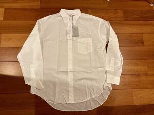 送料無料未使用品 graphpaper THOMAS MASON L/S B.D Box Shirt トーマスメイソン　白　ボタンダウン長袖　サイズ2