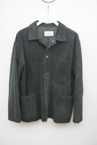 美品 22AW JOHN BULLジョンブル レザー カバーオール ジャケット スウェード 12803 SUEDE LEATHER COVERALL S 黒 1116N