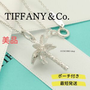 【美品】ティファニー TIFFANY＆Co. パーム ツリー ヤシの木 ネックレス AG925