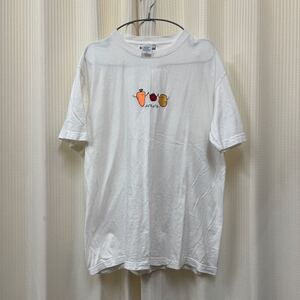 半袖Tシャツ 白 レディース XL ホワイト ベジタブル