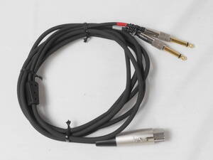 ITT CANNON　XLR→モノラルフォン変換ケーブル