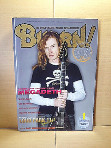 BURRN!/2012年1月号/MegadethNickelbackHardcoreSuperstarMichaelMonroeChthonicRoyalHunt