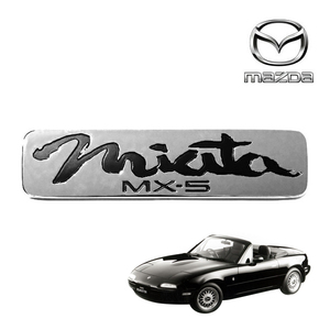 USマツダ純正 リアエンブレム ブラック NC1051721B 89-98y ユーノス ロードスター MAZDA MX-5ミアータ MIATA初代 NA系