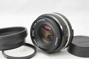 ★美品★Nikon Ai-S NIKKOR 50mm F1.8　50/1:1.8　ニコン　AISニッコール　パンケーキレンズ　MFレンズ/#3079