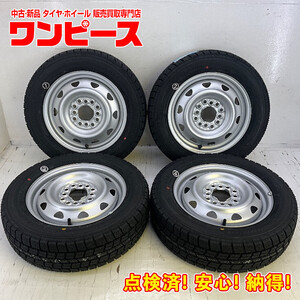 新品タイヤ 中古鉄ホイールセット 155/65R13 73Q 13インチ 13×4B 12HM PCD100/110/114.3 グッドイヤー 冬 ミラ d1433