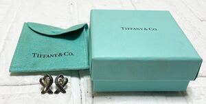 希少！ TIFFANY Co ティファニー アクセサリー ピアス ハート イヤリング シルバー 925刻印 箱 お宝 コレクター ⑭