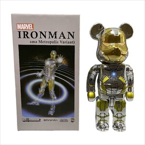 BE@RBRICK x IRON MAN MARK VII DAMAGE x 400% ベアブリック MEDICOMTOY 美品 希少 中古 箱付き