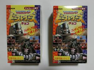 未開封　★当時物★　ビーストウォーズ　チョコ　カバヤ 食玩　フィギュア　カード 2個セット 