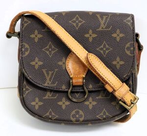 LOUIS VUITTON ルイヴィトン モノグラム ミニサンクルー ショルダーバッグ M51244 ポシェット 斜め掛け◎6160-4