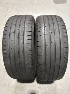 送料無料 225/50R18 グッドイヤー イーグル RVF ECO ミニバン用 RV ハイエース 中古タイヤ 2本セット