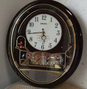SEIKO/セイコー 掛け時計 からくり時計 電波時計 RE551B 稼働品