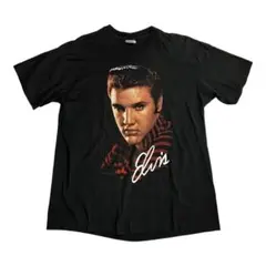 90s Hanes Tシャツ ELVIS PRESLEY ブラック XL表記