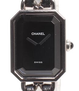 シャネル 腕時計 プルミエール M H0451 クオーツ ブラック レディース CHANEL