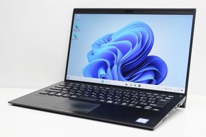 ノートパソコン Windows11 中古 VAIO Pro PK VJPK11C11N 14インチ 第8世代 Core i3 SSD256GB メモリ8GB Windows10 カメラ