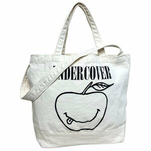 UNDERCOVER　アンダーカバー　バッグ　NIRVANA　APPLE　アップル　ハンプトート　ロゴ　オフホワイト　ショルダー　レア