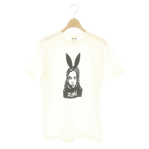 エックスガール x-girl BUNNYFACE REGULAR Tシャツ カットソー 半袖 2 白 ホワイト /HK ■OS ■SH レディース