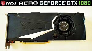 msi GeForce GTX 1080 AERO 8G グラフィックボード/ビデオカード 中古動作品 送料無料