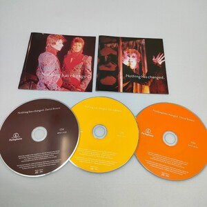 3枚組CD nothing has changed./the very best of bowie/ナッシング・ハズ・チェンジド/デヴィッド・ボウイ disc3枚とライナー2冊のみ　