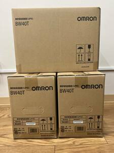 【49586.0724K】☆新品未使用☆ ３点セット OMRON/オムロン BW40T 無停電電源装置(UPS) 400VA/250W　周辺機器