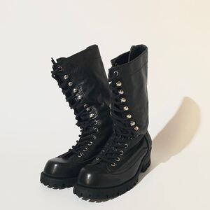 JUNYA WATANABE レースアップブーツ レザー ジュンヤワタナベ