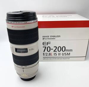 【1円スタート】☆カメラレンズ☆ ◆中古品◆　Canon　キャノン　ZOOＭ　LENS　EF　70-200ｍｍ　1:2.8　Ｌ　IS　Ⅱ　USM　望遠レンズ