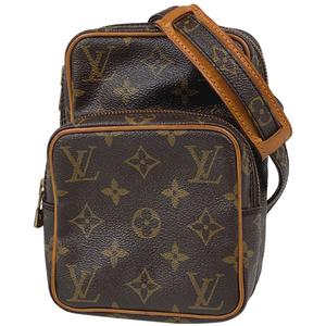 ルイ・ヴィトン Louis Vuitton ミニ アマゾン 旧型 ポシェット ショルダーバッグ モノグラム ブラウン M45238 レディース 【中古】