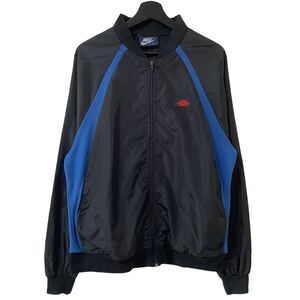 ■激レア■80s 香港製 NIKE AIR JORDAN ROYAL NYLON TRACK JACKET L XL ナイキ エア ジョーダン 紺タグ トラック ジャケット ビンテージ