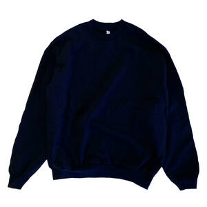 LOS ANGELES APPAREL　ロサンゼルスアパレル　クルーネック　スウェット ネイビー　サイズL　HEAVY FLEECE 14oz CREW MADE IN USA