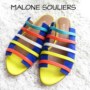 MALONE SOULIERS マローンスリアーズ　サンダル　レザー MANOLO BLAHNIK