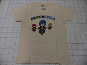 ◆Tシャツ 半袖 サイズ(S) Laundry(ランドリー) MORTER CYCLE◆新品 同梱可 親子ペア 商品タグ付き バイク オートバイ ホンダ カワサキ