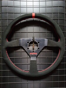 MOMO VELOCE RACING ヴェローチェ レーシング ALCANTARA アルカンターラ レッドステッチ