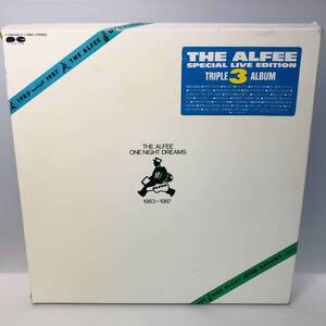 【LP】レコード 再生未確認 アルフィーONE NIGHT DREAMS「1983-1987」THE ALFEE SPECIAL LIVE EDITION / TRIPLE 3 ALBUM C70A0593