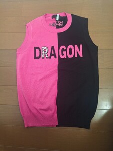 ○超美品○Dance　with　Dragon　ダンスウィズドラゴン　ピンク色ベスト　サイズ3 クリーニング済み