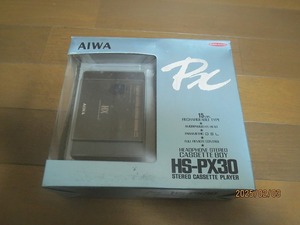 現状品　訳あり未使用品　AIWA　カセットボーイ　HS-PX30　アイワ　外箱 傷・汚れあり　本体少し汚れあり