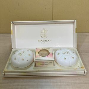 ※13416　NINA　RICCI　ソープ　フルール　ド　フルール　50ｇ×2　パルファンドトワレ　6ｍｌ　未使用　箱に経年劣化あり