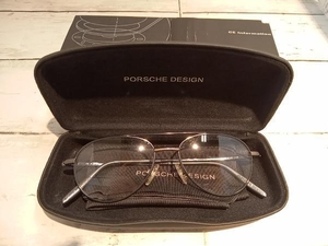 PORSCHE DESIGN ポルシェデザイン 伊達メガネ アイウェア 箱付き ケース付き 細めフレーム
