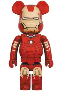 ベアブリック BE@RBRICK IRON MAN MARK Ⅲ 1000％ アイアンマンマーク3 III フィギュア メディコムトイ MEDICOM TOY 新品未開封 輸送箱付