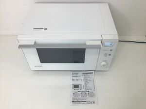 ●営AD944-140 【稼働品】 SHARP RE-TS171-W シャープ 電子レンジ 白・ホワイト 取扱説明書付き 2023年製