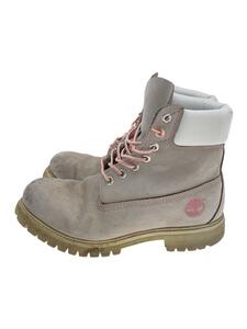 Timberland◆ブーツ/US7.5/SLV/レザー