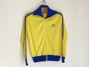 アディダス ヴィンテージジャージ スウェーデンカラー フランス製 VENTEX made in FRANCE 70s 青タグ 前期 adidas 代表 sweden レアカラー