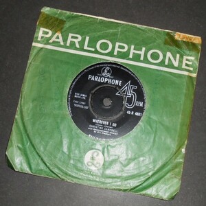 CHRISTINE CAMPBELL Wherever I Go UK盤シングル Parlophone 1962