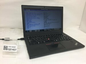 ジャンク/ LENOVO 20K5S48N00 ThinkPad X270 W10DG Intel Core i3-6100U メモリ4.1GB SSD128.03GB 【G21437】