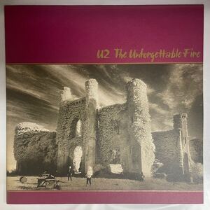 UK ORIG. / 初回テクスチャ―カバー / LP / U2 The Unforgettable Fire / U25 / 焔