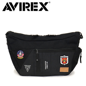 AVIREX (アヴィレックス) AX1170J TOP GUN HOBO BAG ショルダーバッグ 10-ブラック