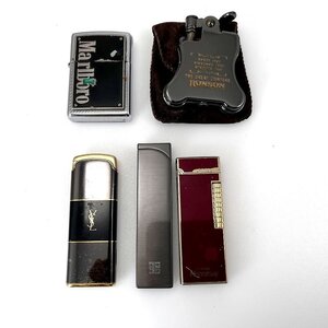 ジャンク Zippo Ronsonなど メーカー混在 オイルライター・ガスライター まとめて 着火未確認[328555