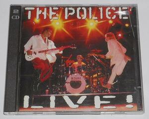 95年USA盤『LIVE 2CD : The Police』ザ・ポリス★初期1979年,大成功レジェンド化の1983年のライブ★白人レゲエ,スティング,見つめていたい