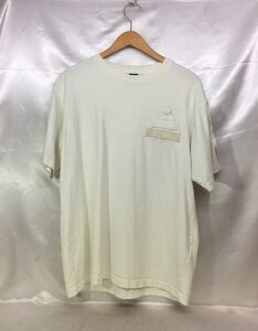 AVIREX アヴィレックス US.NAVY ワッペン 刺繍 半袖 Tシャツ サイズ：XL カラー：オフホワイト アビレックス